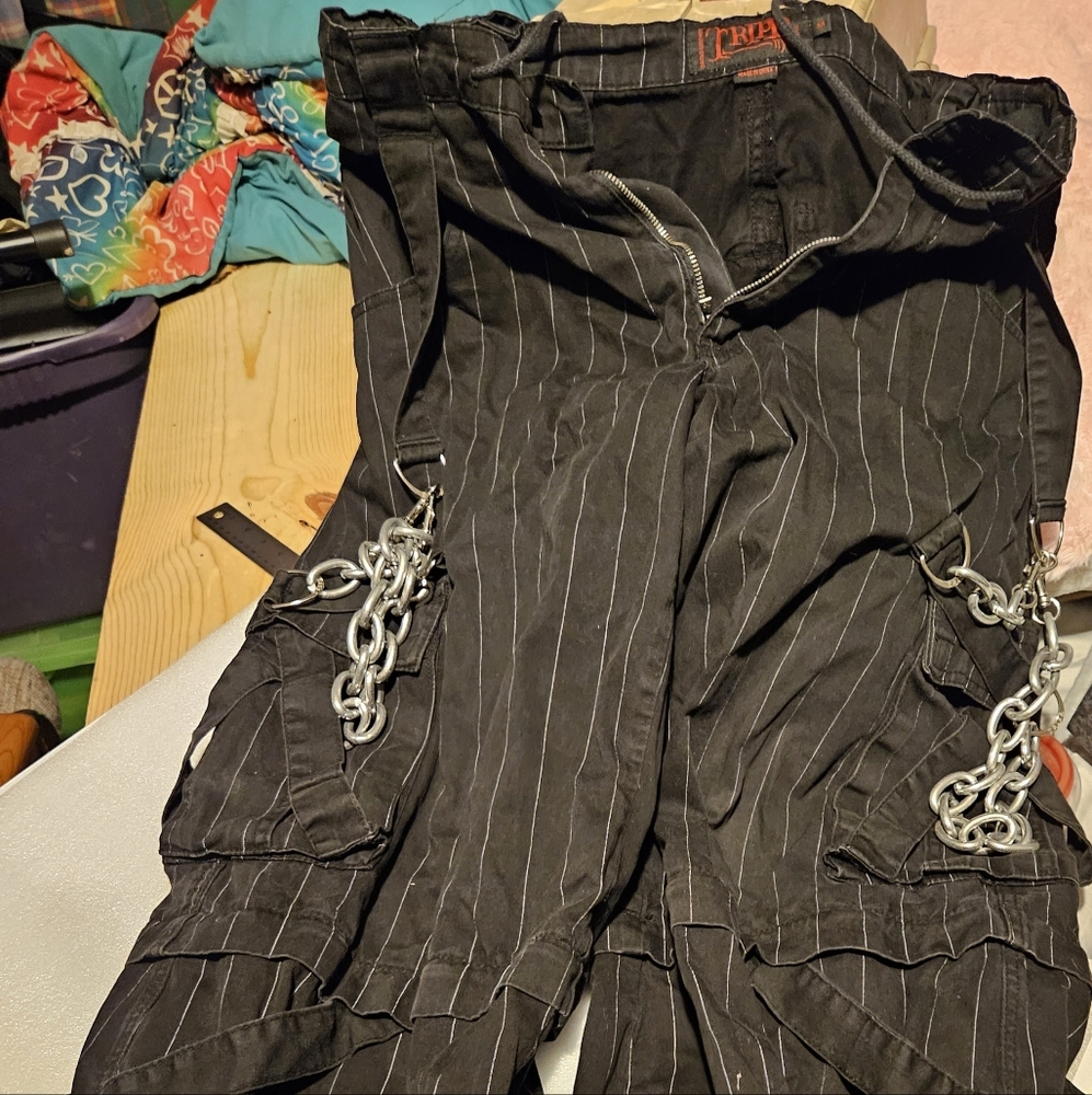 Pinstripe tripp jeans